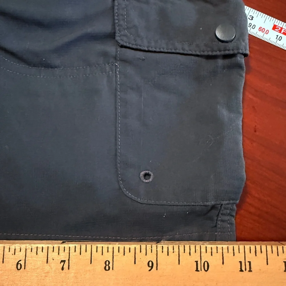 Columbia Gray Omni-Wick Performance Shorts Cargo Hiking Multi Pocket Activewear - Picture 11 of 11